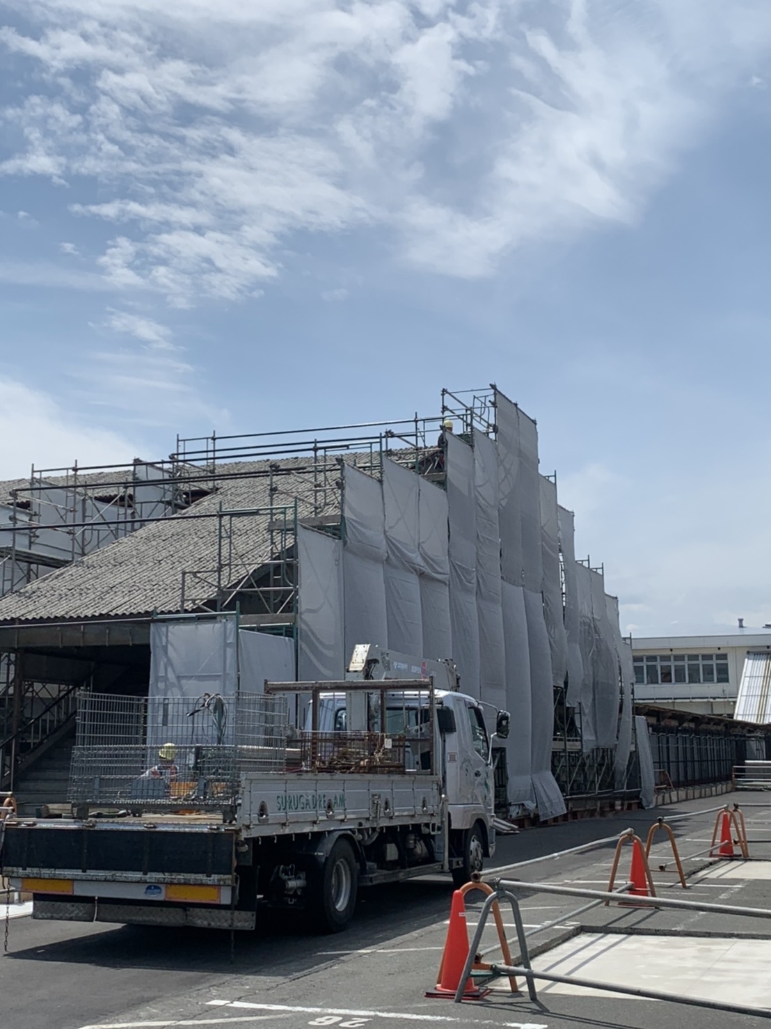 富士宮旅客上屋撤去工事